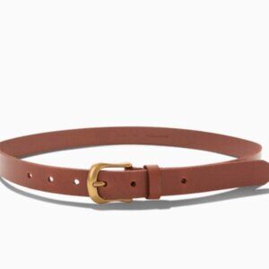 FRYE Brown Leather Belt (Plus Size 1X/2X) BRAND-NEW w/TAGS!